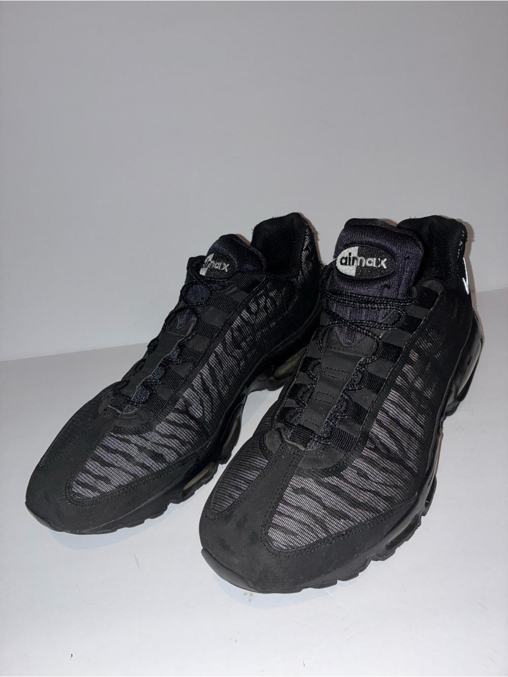 the Nike Air Max 95 Premium Tape "Zebra 3M Reflective" (Style Code: 599425-002